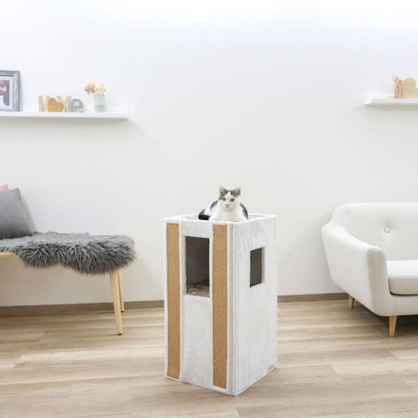 Kerbl kradset&oslash;nde Galina 40x40x78 cm hvid og brun