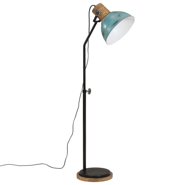 vidaXL gulvlampe 25 W 30x30x100-150 cm E27 rustik bl&aring;
