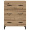 vidaXL Sideboard med skuffe Artisan Egetr&aelig; 69,5 x 34 x 90 cm