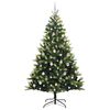 vidaXL Kunstig Hengende Juletr&aelig; 300 LEDs Gr&oslash;n 210 cm PVC og PE