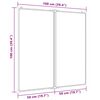 vidaXL magnetisk whiteboard 100x100x1,7 cm foldbart aluminium