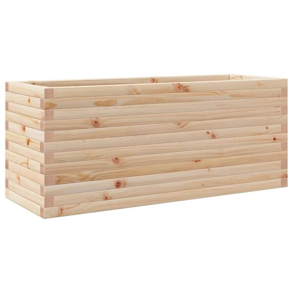 vidaXL plantekasse 110x40x46 cm massivt fyrretr&aelig;