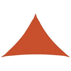 vidaXL Solsejl Orange 7 x 5 x 5 m HDPE