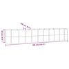vidaXL plantekasse 396x100x68 cm galvaniseret stål sølvfarvet