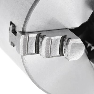 vidaXL selv-centrerende patron til drejebænk 3 kæber 80 mm stål