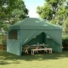 vidaXL Party Tent Gr&oslash;n 279 x 410 x 315 cm Oxford stof