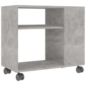 vidaXL sidebord 70x35x60,5 cm konstrueret tr&aelig; betongr&aring;
