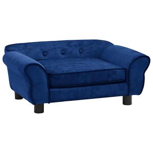 vidaXL hundesofa 72x45x30 cm plys bl&aring;