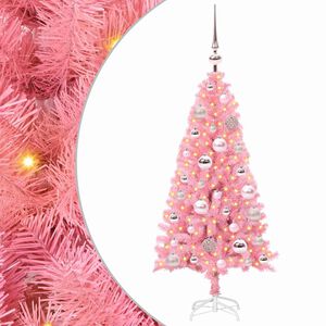 vidaXL Juletr&aelig; Lyser&oslash;d 120 cm PVC