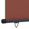 vidaXL sidemarkise til altan 125x250 cm brun