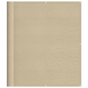 vidaXL altanafsk&aelig;rmning 120x700 cm 100 % polyester beige