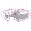 vidaXL sofas&aelig;t til haven 11 dele med hynder polyrattan beige