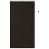 vidaXL Persienner M&oslash;rk Brun 140 x 250 cm 35 mm Massivt Paulownia Tr&aelig;
