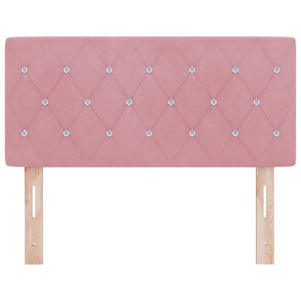 vidaXL Hovedg&aelig;rde med hovedg&aelig;rde Lyser&oslash;d 90 cm Faux l&aelig;der