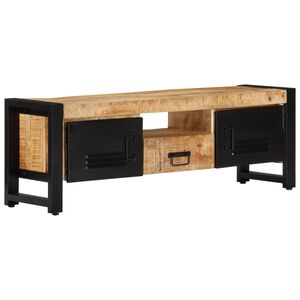 vidaXL tv-bord 120x30x40 cm massivt mangotr&aelig;