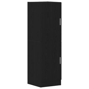 vidaXL k&oslash;kkenskab 38x41,5x131,5 cm konstrueret tr&aelig; sort