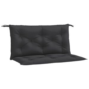 vidaXL hynder til haveb&aelig;nk 2 stk. 100x50x7 cm oxfordstof sort