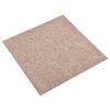 vidaXL T&aelig;ppe 20 stk. Beige 50 x 50 cm 100% Polypropylen