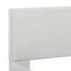 vidaXL sengestel med LED 100x200 cm kunstl&aelig;der hvid