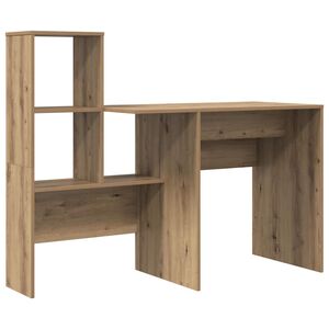 vidaXL Bord Artisan Egetr&aelig; Konstrueret tr&aelig; 131,5 x 50 x 106,5 cm