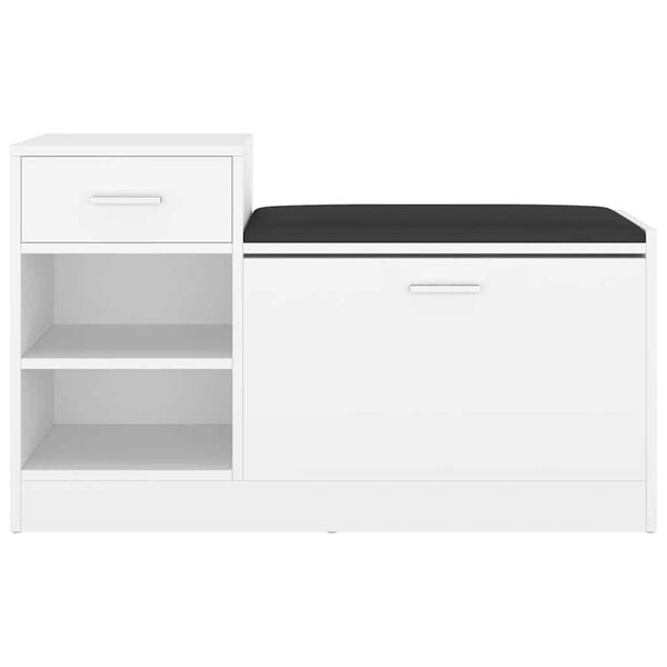 vidaXL skob&aelig;nk 94,5x31x57 cm konstrueret tr&aelig; hvid