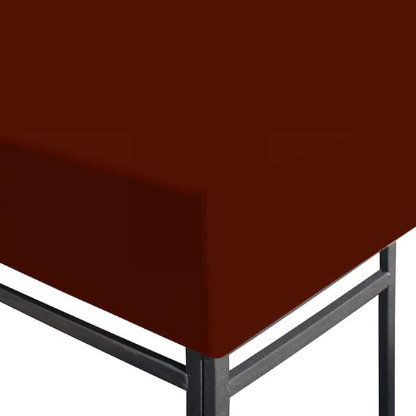 vidaXL pavillontopdække 310 g/m² 3 x 3 m terracotta