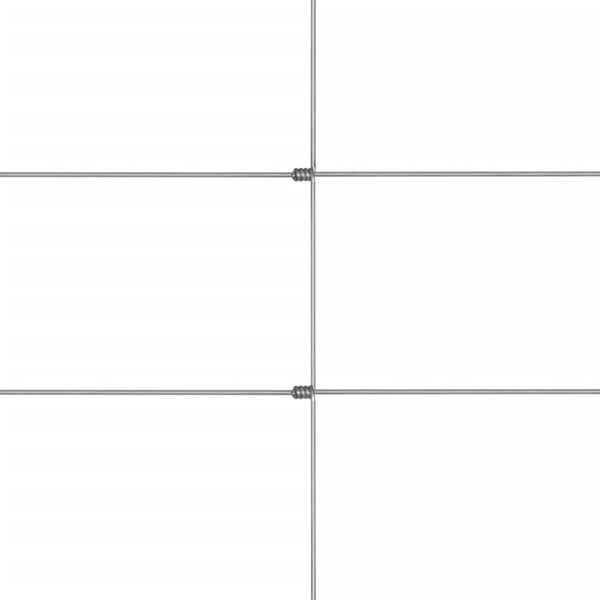 vidaXL havehegn 50x1,6 m galvaniseret stål sølvfarvet