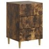 vidaXL Natskab R&oslash;get eg 43 x 41 x 66,5 cm Konstrueret tr&aelig;