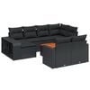vidaXL sofas&aelig;t til haven 11 dele med hynder polyrattan sort
