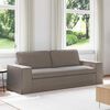 vidaXL Sofa Gr&aring;brun Samlede dimensioner: 222 x 80 x 82 cm (B x D x H)