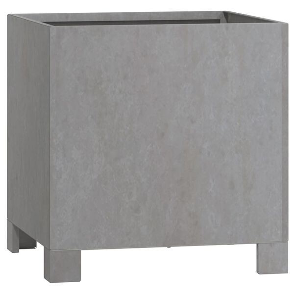 vidaXL plantekasse med ben 30x30x30 cm cortenst&aring;l rustfarvet