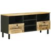 vidaXL Opbevaringsskabe Naturfarvet 100 x 33 x 46 cm Massivt mangotr&aelig;