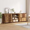 vidaXL Sideboard 3 pcs Gammelt tr&aelig; 70 x 41 x 75 cm Konstrueret tr&aelig;