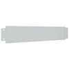 vidaXL havekanter 5 stk. galvaniseret st&aring;l 100 x 19 cm