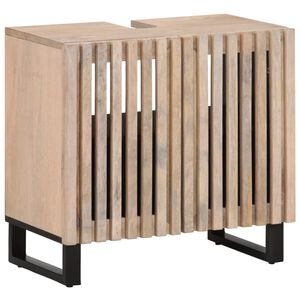 vidaXL underskab til vask 62x34x58 cm massivt mangotr&aelig;