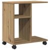 vidaXL Sidebord artisan eg 50 x 30 x 55 cm Konstrueret tr&aelig;