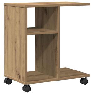 vidaXL Sidebord artisan eg 50 x 30 x 55 cm Konstrueret tr&aelig;