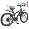 vidaXL B&oslash;rnecykel 20 tommer 6-Speed til b&oslash;rn i alderen 6-11 &aring;r Sort