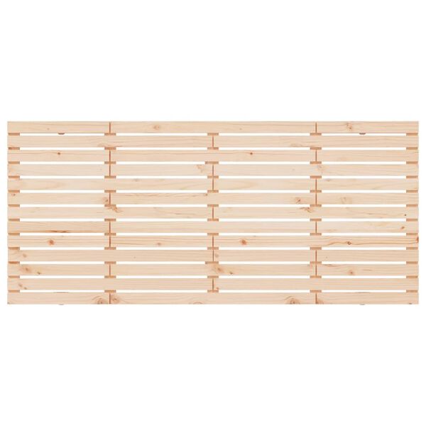 vidaXL sengegavl 206x3x91,5 cm massivt fyrretr&aelig;