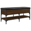 vidaXL skob&aelig;nk 102x42x45 cm konstrueret tr&aelig; brun egetr&aelig;sfarve