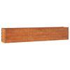 vidaXL h&oslash;jbed 240x40x45 cm cortenst&aring;l rustfarvet