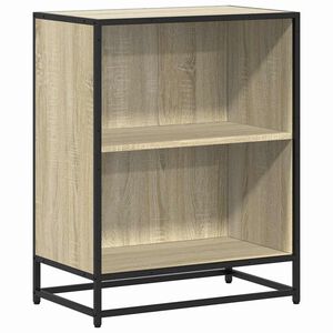 vidaXL bogreol 60x35x76 cm konstrueret tr&aelig; sonoma-eg