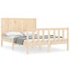 vidaXL sengeramme uden madras 120x200 cm massivt fyrretr&aelig;