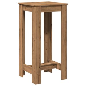 vidaXL barbord 51x50x103,5 cm konstrueret tr&aelig; gammelt tr&aelig;look