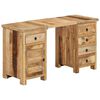 vidaXL skrivebord 140x50x77 cm massivt mangotr&aelig;