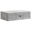vidaXL V&aelig;gh&aelig;ngt Sideskab Betongr&aring; 59 x 34,5 x 17 cm Konstrueret tr&aelig;
