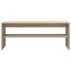 vidaXL tv-bord 100x40x40 cm konstrueret træ sonoma-eg