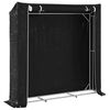 vidaXL br&aelig;ndestativ med regnslag 200x40x200 cm galvaniseret st&aring;l