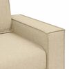 vidaXL 2-personers sofa cremefarvet 140 cm stof