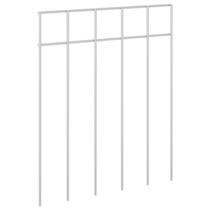 vidaXL Havehegnspane 24 stk. 25 x 30 cm Galvaniseret st&aring;l S&oslash;lv
